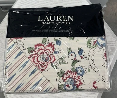 JUEGO DE FUNDAS NÓRDICAS RALPH LAUREN LUCIE FLORAL 3P COMPLETO/QUEEN $300 Foto 1 de 4