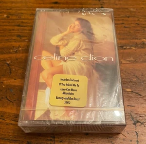 factory sealed/brand new CELINE DION self-titled cassette tape (1992) Kenny G - Picture 1 of 3