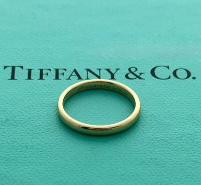TIFFANY & CO TIFFANY FOREVER WEDDING BAND RING, 18k YG, 2.5 MM, RET USD $790++TA - Image 1 of 4