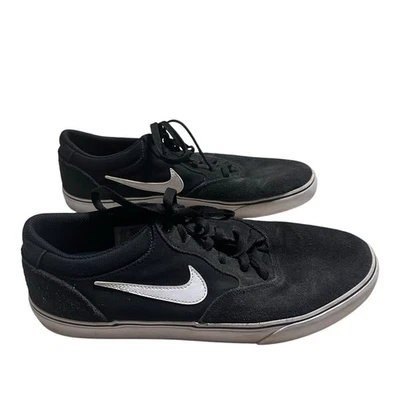 Nike SB Chron 2 Tenis de Lona Zapatos de Skate para Hombre Talla 12 Negros  Foto 1 de 4