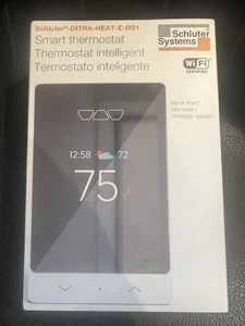 Schluter Systems Ditra Heat DHERT105/BW WiFi Programmable Smart Thermostat E-RS1 - Picture 1 of 3