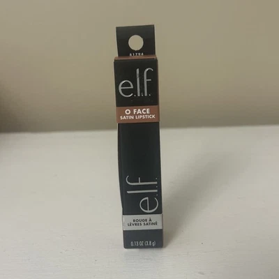 e.l.f. O FACE Satin Lipstick Rich Pigment Nourishing LongLasting #81794 - Image 1 of 2