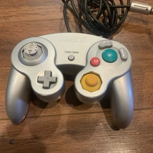 Nintendo GameCube Controller Gray Platinum Silver OEM Original Authentic DOL-003 - Picture 1 of 5
