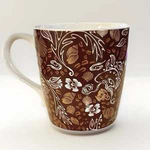 Taza de café Starbucks mezcla aniversario 2009 sirena 12 oz. China de hueso - Imagen 1 de 5