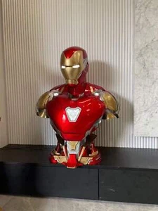 Statua LED Queen Studio replica 1/1 grandezza naturale Iron Man MK85 busto resina dipinta - Foto 1 di 6