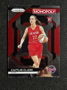 2024-25 WNBA Prizm Monopoly - Rookie Insert #WNBA27 Caitlin Clark RC Fever - Picture 1 of 2