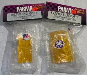 PARMA VAC SLOT CAR BODY LOT 4 FORD ESCORT, BMW M3 GTR 1/32 - Picture 1 of 1