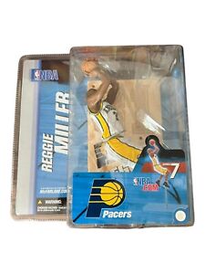 New NBA Reggie Miller Indiana Pacers Action Figure 2004 McFarlane Toys #0525