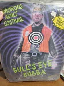 XX 1069 Bulls Eye Bubba Hunting Funny Costume Mens Fun World - Picture 1 of 1