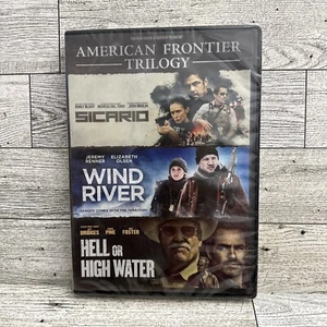 New! American Frontier Trilogy DVD Sicario Wind River Hell Or High Water Sealed - Picture 1 of 3