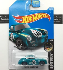 Hot Wheels | PORSCHE 356 356A OUTLAW | Nightburnerz (green, 5SP) - Picture 1 of 7
