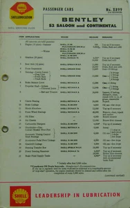 Bentley S2 original Shell Servicing Guide X899 - Picture 1 of 2