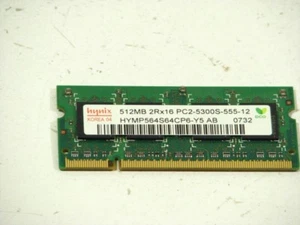 512 MB RAM Memory 2Rx16 PC2-5300S-555-12 2364832-43398 - Bild 1 von 1