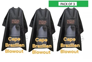 3X Brazilian Blowout Hair Color Cape (PACK of 3) - Picture 1 of 3