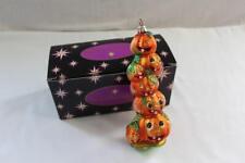 New ListingChristopher Radko Stack O'Lanterns Pumpkins Ornament w/ box