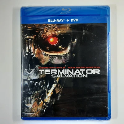 Terminator Salvation (Blu-ray + DVD Disc, 2009) Brand New In Wrap - Image 1 of 4