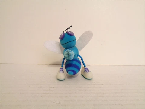 1989 Hendrick Sportswear Offical NBA Charlotte Hornets Hugo Mascot Clip On Toy Cover