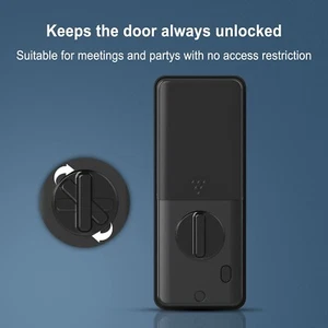 Cerradura de puerta inteligente NGTeco D2310 con huella digital táctil se mantiene desbloqueada - Imagen 1 de 8