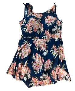 Torrid Multicolor Floral Print Women's One Piece Swimsuit Dress Size 2-D/DD - Picture 1 of 5