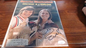 CHRIS EVERT SIGNED SPORTS ILLUSTRATED SWEETHEART OF WIMBLEDON CERT JSA - Picture 1 of 5