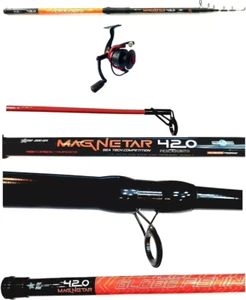 CANNA + MULINELLO 200Gr PER LA PESCA IN MARE A FONDO SURFCASTING - Foto 1 di 3