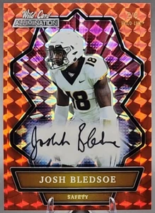 Josh Bledsoe/8 2021 Wild Card Alumination Rookie RC Automático Naranja Prizm Patriots - Imagen 1 de 2