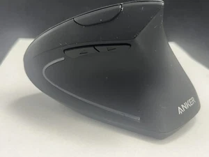 Anker A7852M 2.4G Wireless Vertical Ergonomic Optical Mouse, 5 Buttons Black - Picture 1 of 5