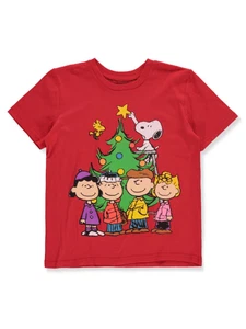 Peanuts Boys' Snoopy T-Shirt Color: red Size: 8 - Picture 1 of 1