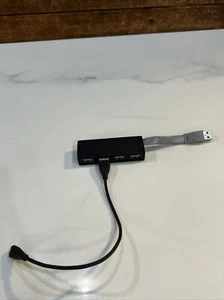 Original Targus ACH114 4 ports USB 2.0 connecteur concentrateur extenseur Windows Mac - Photo 1/5