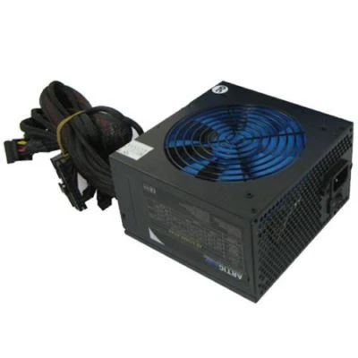 Artic 750W Black ATX Gaming PC 2x6+2Pin PCIe PSU Power Supply 120mm Blue - Image 1 of 4