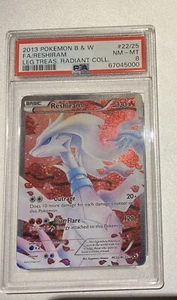 RESHIRAM 2013 Pokemon B&W F.A Legendary Treasures PSA 8 #22/25 - Picture 1 of 1