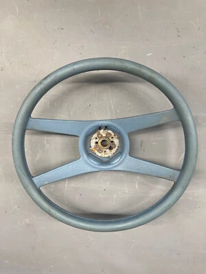 1970 - 1981 雪佛兰 Camaro Chevelle Nova Impala 绳子方向盘蓝色内部 OE — 第 1/4 张图片