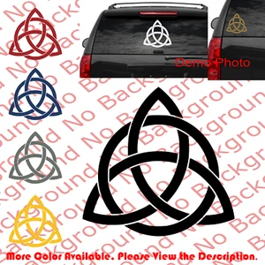 Trinity Triquetra Vinyl Die Cut Decal Sticker Christian Celtic Knot Symbol JS027 - Picture 1 of 17