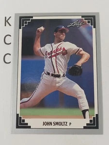 1991 Leaf #27 John Smoltz Atlanta Braves - Picture 1 of 2