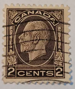 CANADA Postage ~ King George V ~ Brown 2₵ Stamp ~ Posted ~ 1930's ~ P11 - Picture 1 of 6