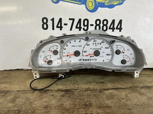 2002 FORD EXPLORER INSTUMENT CLUSTER SILVER FACE-MILEAGE 205231 OEM ASSEMBLY - Picture 1 of 24