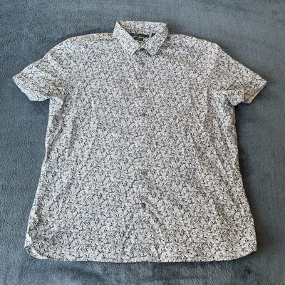 Camisa para mujer Perry Ellis manga corta cuello abotonado XL Foto 1 de 4