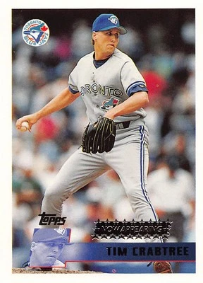Tim Crabtree 1996 Topps 351  Toronto Blue Jays - Image 1 of 2