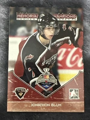 2007-08 ITG Heroes and Prospects Memorial Cup Champions MC-07 Jonathon Blum - Image 1 of 2