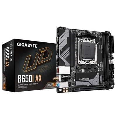 Gigabyte B650I AX (Socket AM5/B650/DDR5/S-ATA 6Gb/s/Mini ITX) - Image 1 of 4