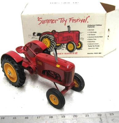 1990 SPEC CAST 1/16 MASSEY HARRIS 101 TRACTOR SUMMER TOY SHOW FARM TOY #2691 - Image 1 of 3