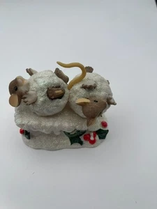 Charming Tails ~ FRIENDS KEEP THE WINTER FUN ROLLING ~ Fitz and Floyd  - Picture 1 of 9