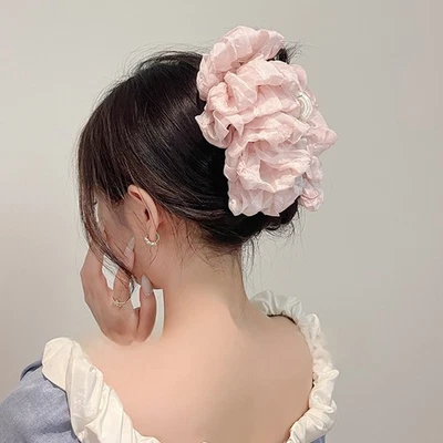 Chiffon Flower Bow Hair Claw Multi-layer Bubble Butterfly Grab Clip Ins ElegantÑ - Image 1 of 4