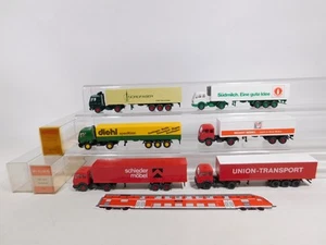 6x wiking H0 1:87 Autocarro MB: Latte Sud + Regent + Union + Diehl + Nordfaser - Foto 1 di 5