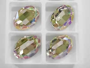 Crystal Glimmer F (30x22mm) Swarovski 4127 Oval Fancy Stone - Picture 1 of 6