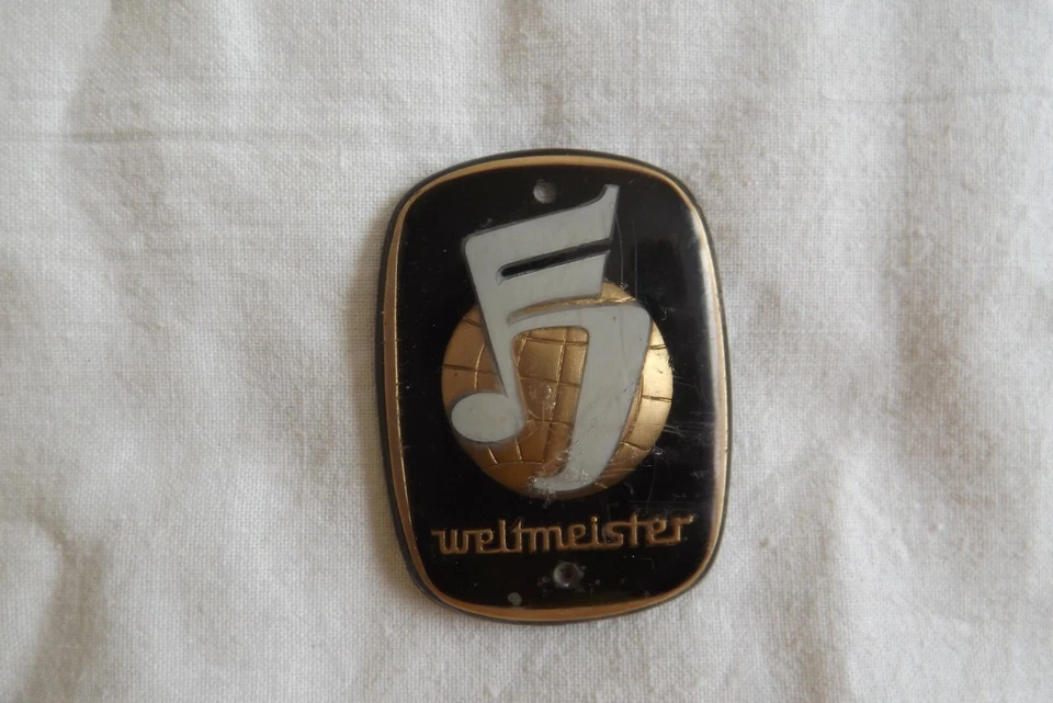 EMBLEMS LOGO ACCORDION AKKORDEON WELTMEISTER. - Image 1 of 4