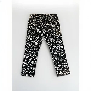 LRL Lauren Jeans Co (Ralph Lauren) Black & White Flower Jeans Gr.14 Five Pocket - Bild 1 von 11