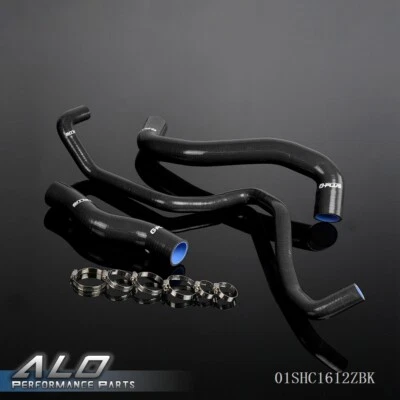 Manguera de radiador de silicona apta para Nissan 350Z Fairlady Z33 VQ35DE 2003-2007 negra Foto 1 de 4