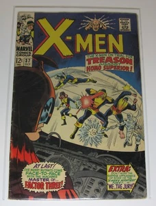 X-MEN #37 COMIC (SILVER AGE) (FIRST MUTANT MASTER) FN - Bild 1 von 1