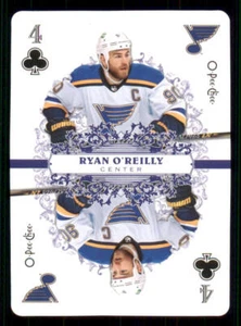 2022-23 O-Pee-Chee Playing Cards #4CLUBS Ryan O'Reilly - Picture 1 of 2